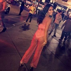 Two piece sequins set